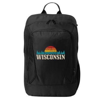 Wisconsin Vintage Pride Nature Outdoor Hiking Camping City Backpack