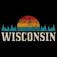 Wisconsin Vintage Pride Nature Outdoor Hiking Camping Mug