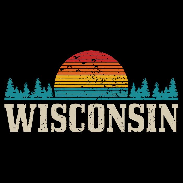 Wisconsin Vintage Pride Nature Outdoor Hiking Camping Mug