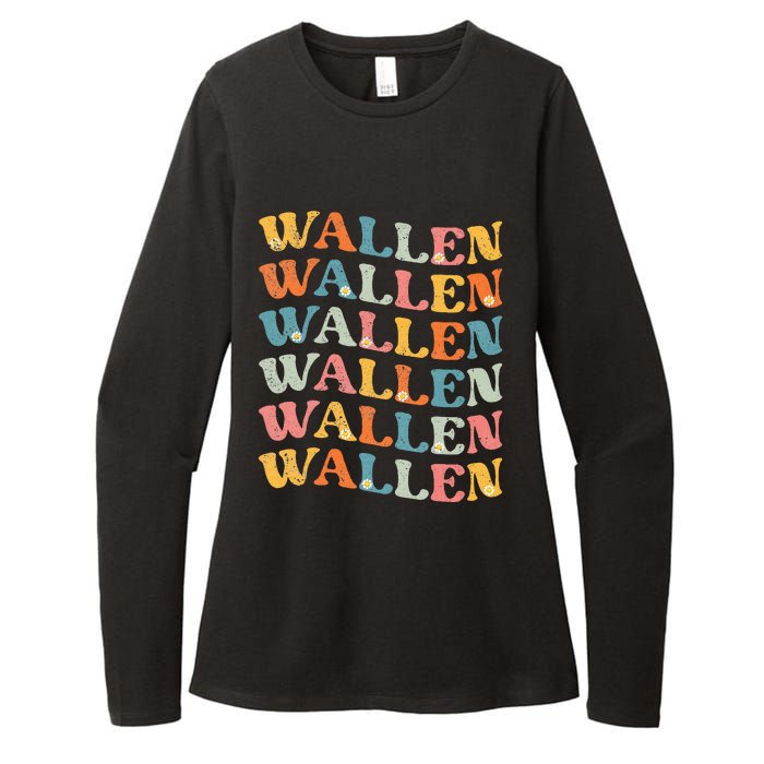 Wal.Len Vintage Retro Womens CVC Long Sleeve Shirt