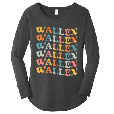 Wal.Len Vintage Retro Women's Perfect Tri Tunic Long Sleeve Shirt