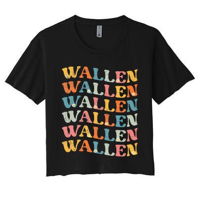 Wal.Len Vintage Retro Women's Crop Top Tee