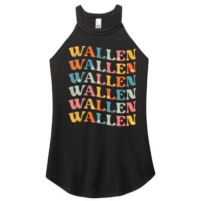 Wal.Len Vintage Retro Women's Perfect Tri Rocker Tank