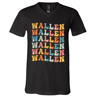 W.A.L.L.E.N Vintage Retro V-Neck T-Shirt