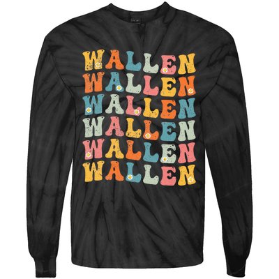 W.A.L.L.E.N Vintage Retro Tie-Dye Long Sleeve Shirt