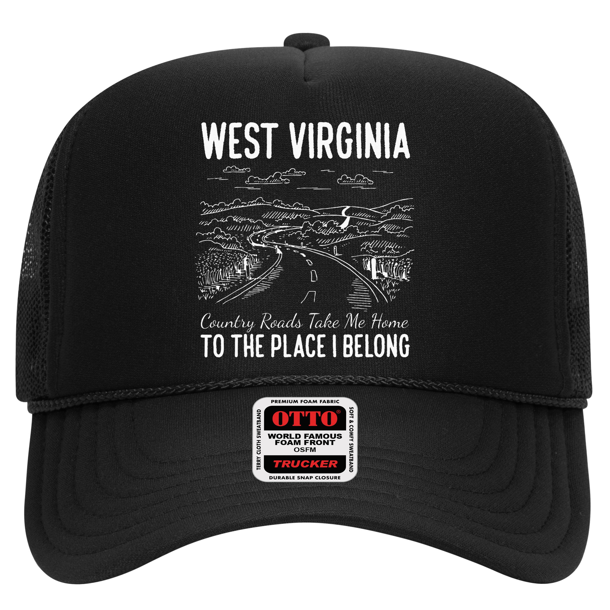 West Virginia Style Heaven West Virginia Mountains Home Hat