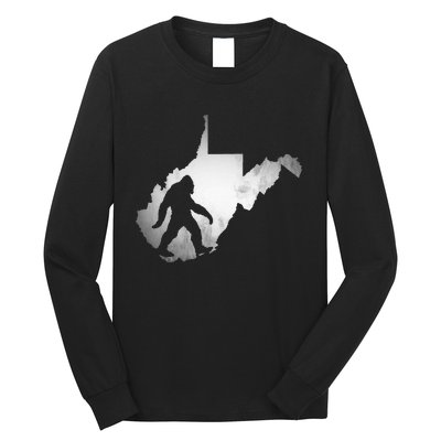 West Virginia Sasquatch Bigfoot Long Sleeve Shirt