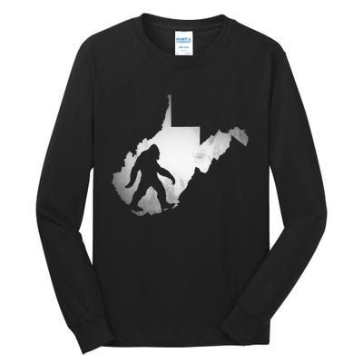 West Virginia Sasquatch Bigfoot Tall Long Sleeve T-Shirt