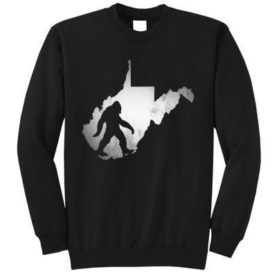 West Virginia Sasquatch Bigfoot Tall Sweatshirt