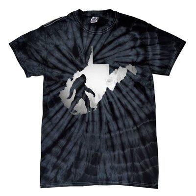 West Virginia Sasquatch Bigfoot Tie-Dye T-Shirt