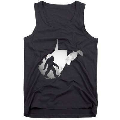 West Virginia Sasquatch Bigfoot Tank Top