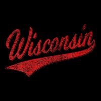Wisconsin Varsity Script Classic Sports Jersey State Flag 16 in Basic Backpack