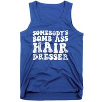 Womens Vintage Somebody's Bomb Ass Hairdresser Tank Top