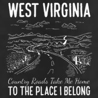 West Virginia Style Heaven West Virginia Mountains Home 25L Jumbo Tote