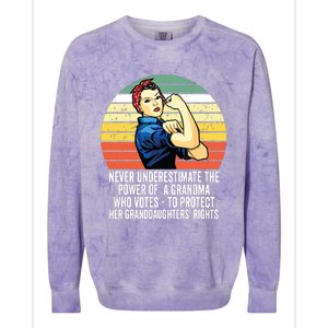 Who Votes To Protect Colorblast Crewneck Sweatshirt