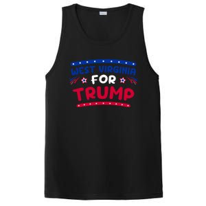 West Virginia Trump Firework Holiday Usa Flag 4th Of July Gift PosiCharge Competitor Tank