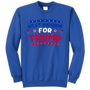 West Virginia Trump Firework Holiday Usa Flag 4th Of July Gift Sweatshirt