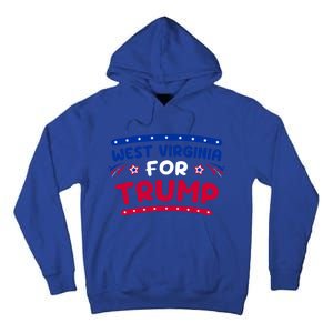 West Virginia Trump Firework Holiday Usa Flag 4th Of July Gift Tall Hoodie