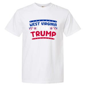 West Virginia Trump Firework Holiday Usa Flag 4th Of July Gift Garment-Dyed Heavyweight T-Shirt