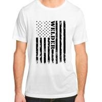 Welder Vintage USA American Flag Welding Adult ChromaSoft Performance T-Shirt