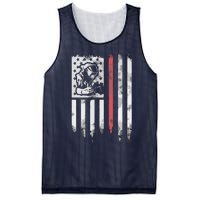 Welder Vintage USA American Flag Patriotic Welding Mesh Reversible Basketball Jersey Tank