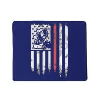 Welder Vintage USA American Flag Patriotic Welding Mousepad