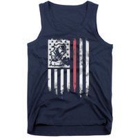 Welder Vintage USA American Flag Patriotic Welding Tank Top