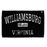 Williamsburg Virginia Va Vintage Grommeted Golf Towel