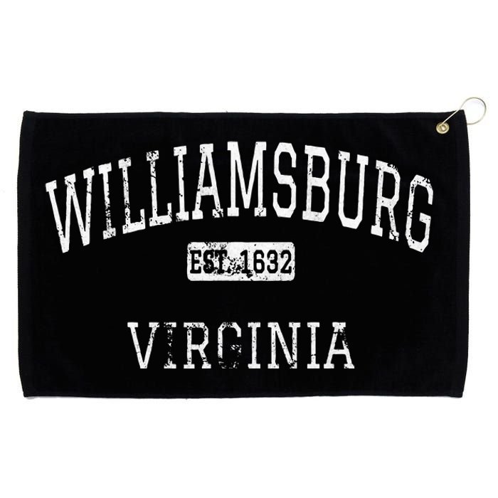 Williamsburg Virginia Va Vintage Grommeted Golf Towel