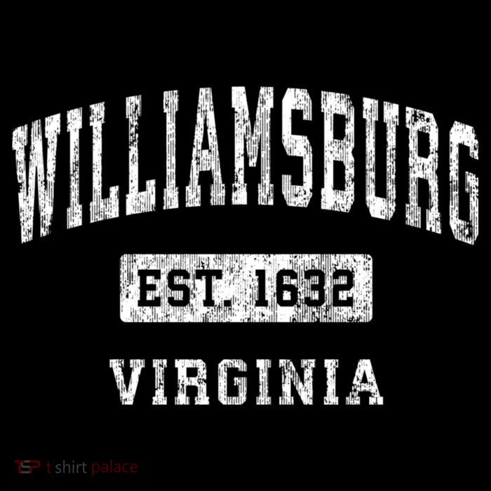 Williamsburg Virginia Va Vintage Established Sports Design T-Shirt