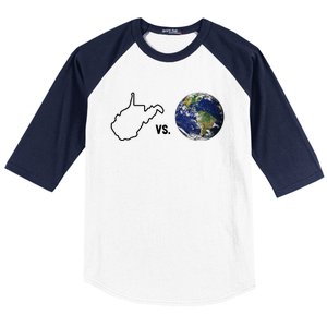 West Virginia Vs The World Baseball Sleeve Shirt