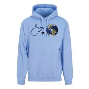 West Virginia Vs The World Unisex Surf Hoodie