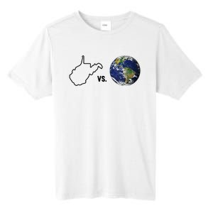 West Virginia Vs The World Tall Fusion ChromaSoft Performance T-Shirt