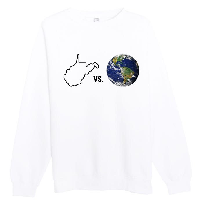 West Virginia Vs The World Premium Crewneck Sweatshirt