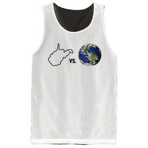 West Virginia Vs The World Mesh Reversible Basketball Jersey Tank