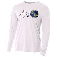 West Virginia Vs The World Cooling Performance Long Sleeve Crew