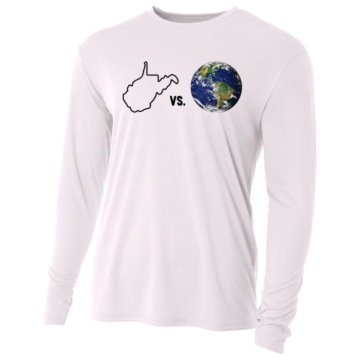 West Virginia Vs The World Cooling Performance Long Sleeve Crew