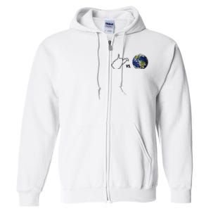 West Virginia Vs The World Full Zip Hoodie