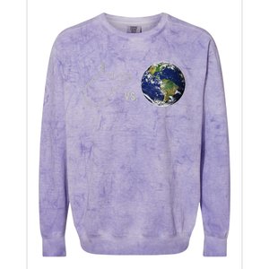 West Virginia Vs The World Colorblast Crewneck Sweatshirt