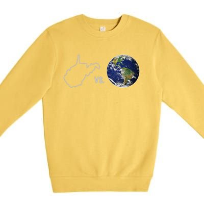 West Virginia Vs The World Premium Crewneck Sweatshirt