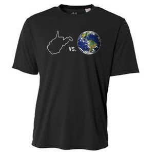 West Virginia Vs The World Cooling Performance Crew T-Shirt