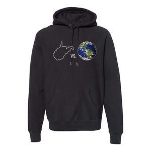 West Virginia Vs The World Premium Hoodie