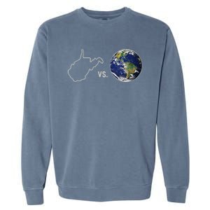 West Virginia Vs The World Garment-Dyed Sweatshirt