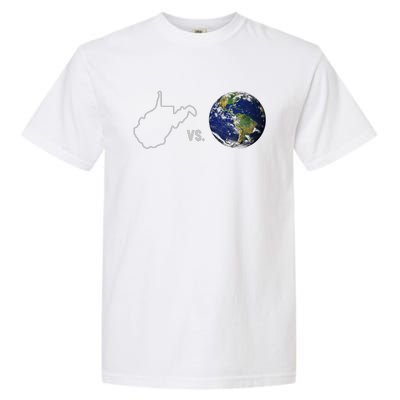 West Virginia Vs The World Garment-Dyed Heavyweight T-Shirt