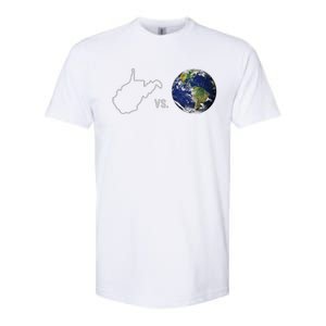 West Virginia Vs The World Softstyle CVC T-Shirt