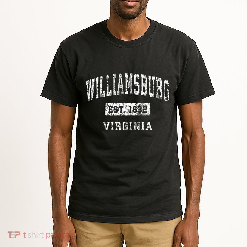 Williamsburg Virginia Va Vintage Established Tall T-Shirt