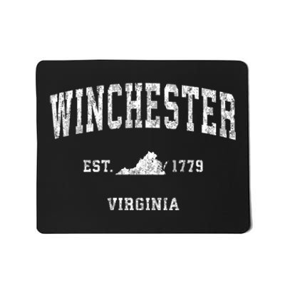 Winchester Virginia Va Vintage Sports Mousepad