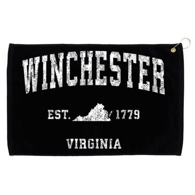 Winchester Virginia Va Vintage Sports Grommeted Golf Towel