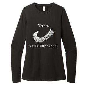 Women Vote WeRe Ruthless Womens CVC Long Sleeve Shirt