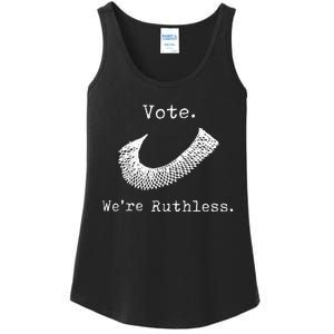 Women Vote WeRe Ruthless Ladies Essential Tank